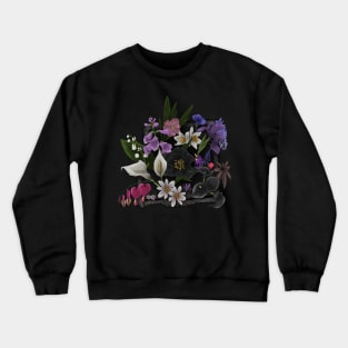 Poisonous Flowers Crewneck Sweatshirt